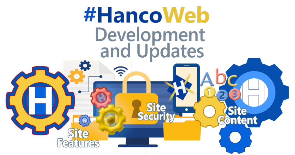 Development and Update services for HancoSite website solutions